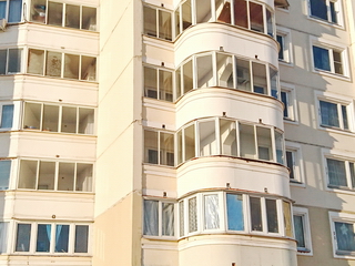 Остекление балкона П-образное Provedal в доме П-3М